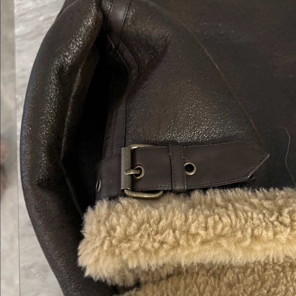 Zara Faux Shearling Jacket - Picture 8 of 9